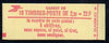 France 1985-89 22F Booklet (Red/buff Cover 72x 26mm) complete & pristine, SG DSB93a