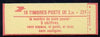 France 1985-89 22F Booklet (Red/buff Cover 79x 26mm) complete & pristine, SG DSB93ab