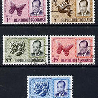 Togo 1964 Reconciliation cto set of 5, SG 381-85*