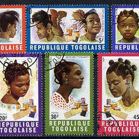 Togo 1970 Hairstyles cto set of 6, SG 721-26*