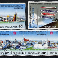 Togo 1970 EXPO 70 Trade Fair cto set of 5, SG 744-48*