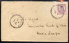 Malaya - Johore 1930 cover to Kuala Lumpur bearing Sultan 4c tied by unclear Muar cds back stamped Kuala Lumpur