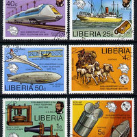 Liberia 1976 Telephone Centenary perf set of 6 cto used (SG 1277-82)