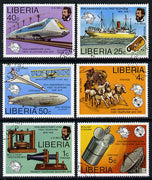 Liberia 1976 Telephone Centenary perf set of 6 cto used (SG 1277-82)