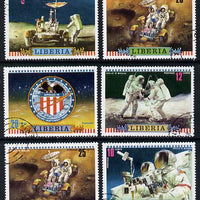 Liberia 1972 Moon Mission of Apollo 16 set of 6 cto used, SG 1115-20*