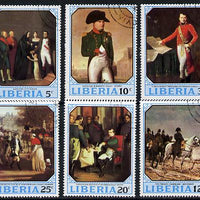 Liberia 1970 Napoleon Birth Bicentenary perf set of 6 cto used, SG 1034-39*