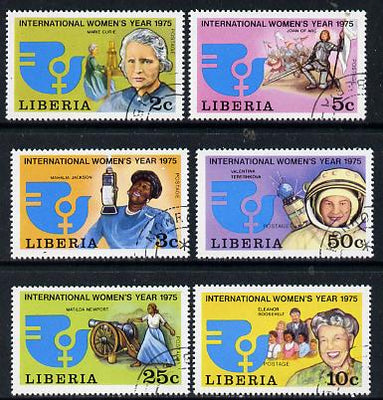 Liberia 1978 International Women's Year set of 6 cto used, SG 1226-31*