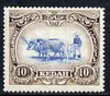 Malaya - Kedah 1921-32 Ploughing 10c Script mounted mint SG30