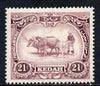 Malaya - Kedah 1919-21 Ploughing 21c MCA mounted mint SG22