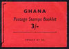 Ghana 1961 Booklet 3s red cover SG SB2