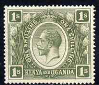 Kenya, Uganda & Tanganyika 1922-27 KG5 1s mounted mint SG87