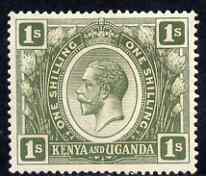 Kenya, Uganda & Tanganyika 1922-27 KG5 1s mounted mint SG87