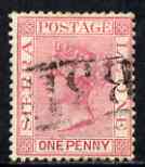 Sierra Leone 1884-91 QV 1d carmine CA used SG28