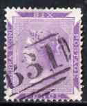 Sierra Leone 1859 QV 6d reddish-lilac used but perf faults, SG4