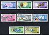 Mongolia 1965 International Quiet Sun Year set of 8 cto used, SG 356-63