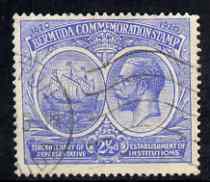 Bermuda 1920-21 KG5 Tercentenary (1st issue) 2.5d bright blue fine used, SG 66