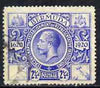 Bermuda 1920-21 KG5 Tercentenary (2nd issue) 2.5d bright blue fine used, SG 66