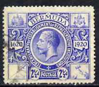 Bermuda 1920-21 KG5 Tercentenary (2nd issue) 2.5d bright blue fine used, SG 66