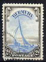 Bermuda 1938-52 KG6 Yacht 2d light blue & sepia good used, SG 112