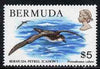 Bermuda 1978-83 QE2 Cahow (Bermuda Petrel) $5 unmounted mint, SG 403