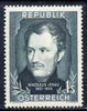 Austria 1952 Birth Anniversary of Nikolaus Lenau (writer) lmm, SG1239