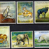 Ajman 1972 Animals perf set of 6 unmounted mint, Mi 1405-10