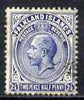 Falkland Islands 1912-20 KG5 MCA 2.5d blue used SG63c