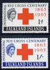 Falkland Islands 1963 Red Cross set of 2 unmounted mint SG 212-13