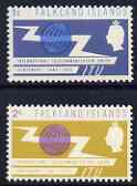 Falkland Islands 1965 ITU set of 2 mtd mint SG 219-20