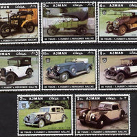 Ajman 1970 Cars (65th Herkomer Rally) set of 8 unmounted mint (Mi 613-20A)