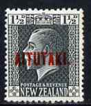 Cook Islands - Aitutaki 1917-20 KG5 1.5d slate mounted mint SG21