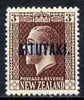 Cook Islands - Aitutaki 1917-20 KG5 3d chocolate mounted mint SG23