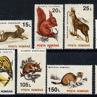 Rumania 1993 Mammals set of 10 unmounted mint, SG 5533-42, Mi 4901-10*