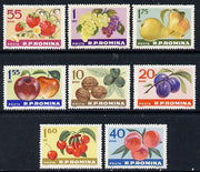 Rumania 1963 Fruits & Nuts set of 8 unmounted mint, SG 3041-48,,Mi 2176-83*