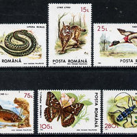 Rumania 1993 Shelduck from Protected Animals set of 6 unmounted mint, SG 5529, Mi 4897*