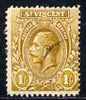 St Vincent 1913-17 KG5 1s bistre MCA used SG117