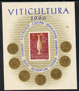 Rumania 1960 Rumanian Vineyards imperf m/sheet (Wine Jug) unmounted mint Mi BL 48