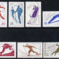 Rumania 1961 Winter Sports perf set of 7 unmounted mint, SG 2820-26, Mi 1951-57