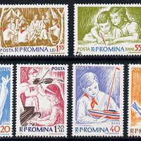 Rumania 1962 Children set of 6 unmounted mint, SG 2966-71, Mi 2099-2104