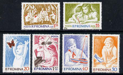 Rumania 1962 Children set of 6 unmounted mint, SG 2966-71, Mi 2099-2104