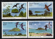 St Lucia 1985 Nature Reserves set of 4 (SG 820-23) unmounted mint