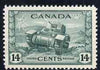 Canada 1942-48 KG6 War Effort 14c Tank mounted mint SG 385