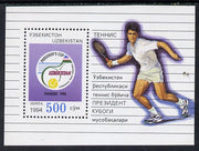 Uzbekistan 1995 Tennis (President's Cup) m/sheet unmounted mint