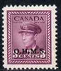 Canada 1949 KG6 Official 3c purple opt'd OHMS unmounted mint SG O164