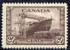 Canada 1942-48 KG6 War Effort 20c (Launching of Corvette) mtd mint SG 386