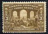 Canada 1917 50th Anniversary of Confederation 3c brown unmounted mint SG244/5