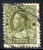 Canada 1911-22 KG5 20c olive used SG212/3