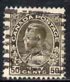 Canada 1911-22 KG5 50c sepia used SG215