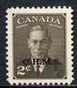Canada 1949-50 KG6 Official 2c sepia opt'd OHMS unmounted mint SG O173