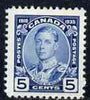 Canada 1935 KG5 Silver Jubilee 5c blue mtd mint SG 338